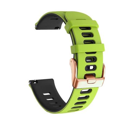 Clouism Silicone Bracelet For Garmin Forerunner 158 55 245 745 645 Vivoactive 3 4 Watch Strap 20mm Band Sport Wristbands For Garmin Venu (Color : O, Size : For Forerunner 158 55)