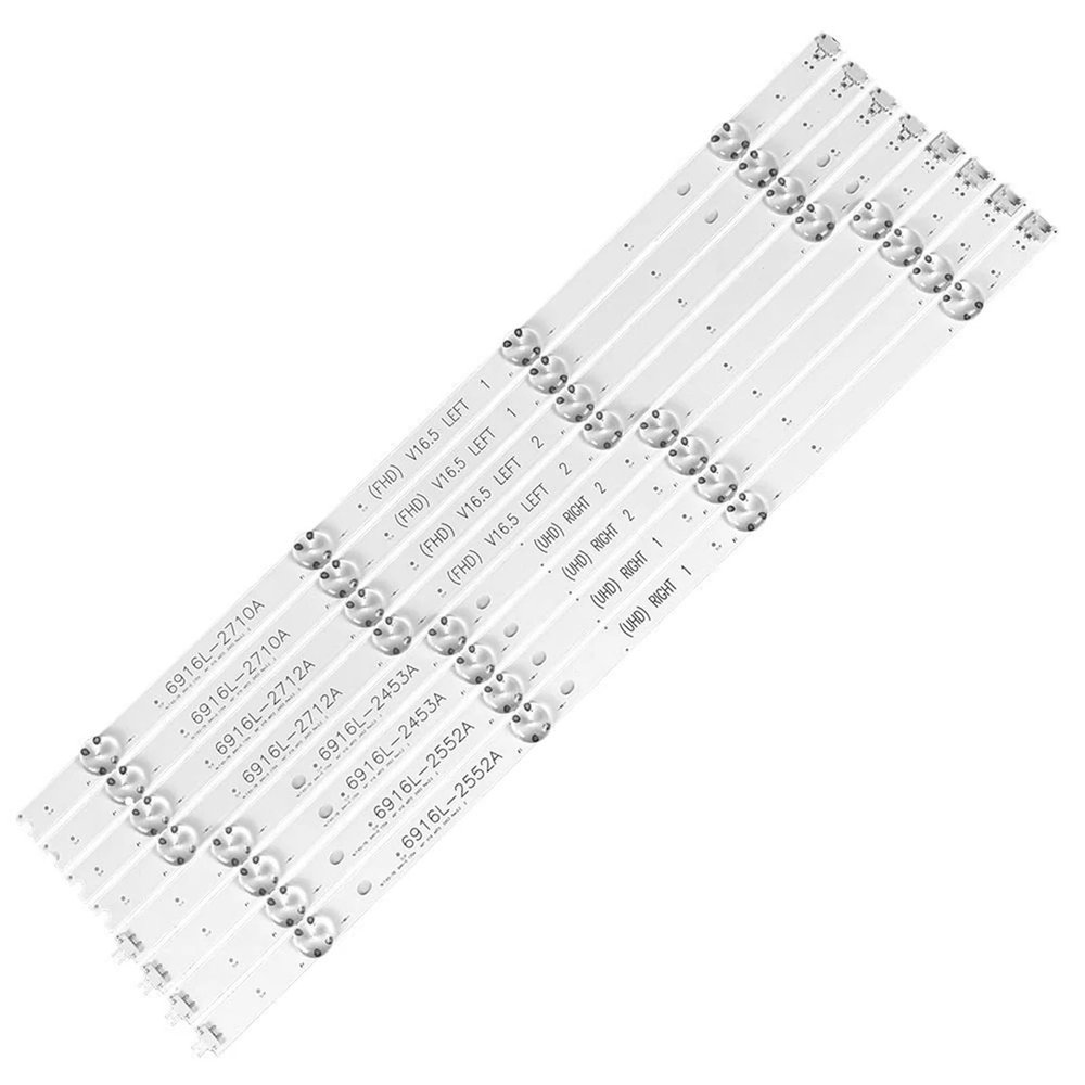 HPHQCIV 4Pairs/Set 3V 1W TV Led Backlight Strip Compatible with LG 49inch 49UH661V 49UH67IV 49H6500 49UH6507 49UH6509 49UH650 49UH676V 49UH6800