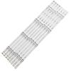 HPHQCIV Led Backlight Strip Compatible with LG Innotek 15.5Y 49 FHD REV0.0 49LH51_FHD_A/B 49UH603V 49LH590V 49LH510V 49LH570V 49LF5010 49LF5100, 4Pairs LG 49inch view 1