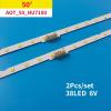 HPHQCIV 2pcs/Set LED Backlight Strip Compatible with 50" TV AOT_50_NU7100 UE50NU7020W UN50NU6900 UN50NU7095 UE50NU7400 UN50NU7400 BN96-45952A 45962A view 2