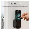 PiLTar Tuya WiFi Smart Lock Double-Sided Fingerprint Security Door Lock Wireless and Biometric Lock Encryption with Key (Color : Double Fingerprint) view 4