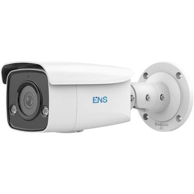 ENS-H 8MP Full Color Network IP Bullet Camera, 2.8mm Lens, Night Vision 197FT, Face Detection, Perimeter Protection, SIP48BL/28-U