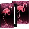 Case for 6.8" Kindle Paperwhite & Signature Edition(11th Generation, 2021/2023/2024 Release), PU Leather Adjustable Stand Cover, with Auto Wake/Sleep for Paperwhite Case 2023, Glitter Flamingos view 1