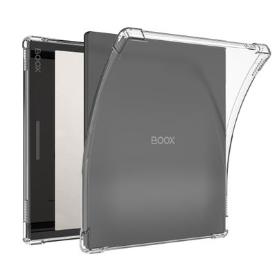 BOZHUORUI Clear Case for 7" Onyx Boox Go 7/Go 7 Color Series (1/2th Gen,2024/2025 Released) & Boox Page e-Reader - Ultra-Thin Lightweight Transparent Flexible Soft Back Cover (Clear)