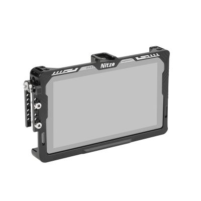 DirectNine Basics Nitze Cage with HDMI Cable Clamp Compatible with Feelworld CUT6/ CUT6S Monitor, JT-F04A
