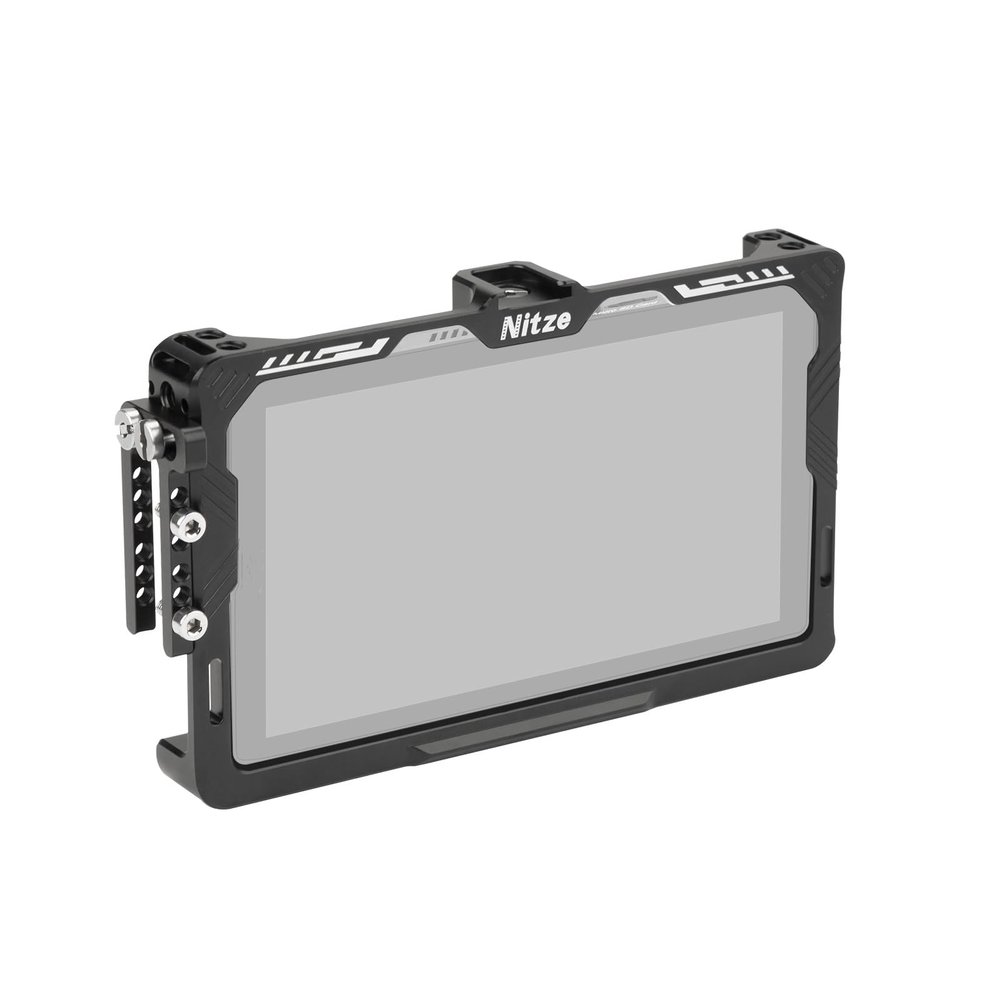 DirectNine Basics Nitze Cage with HDMI Cable Clamp Compatible with Feelworld CUT6/ CUT6S Monitor, JT-F04A