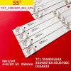 UFDIPLMY LED Backlight Strip Compatible WithTCL 55S405LEA TOT_55D2900_4X4_4X5 AB 55HR330M04A6 55HR330M04B6 4C-LB5504-HR 55S405TEA 55U6700C D55A810, 8Pcs 1set view 2