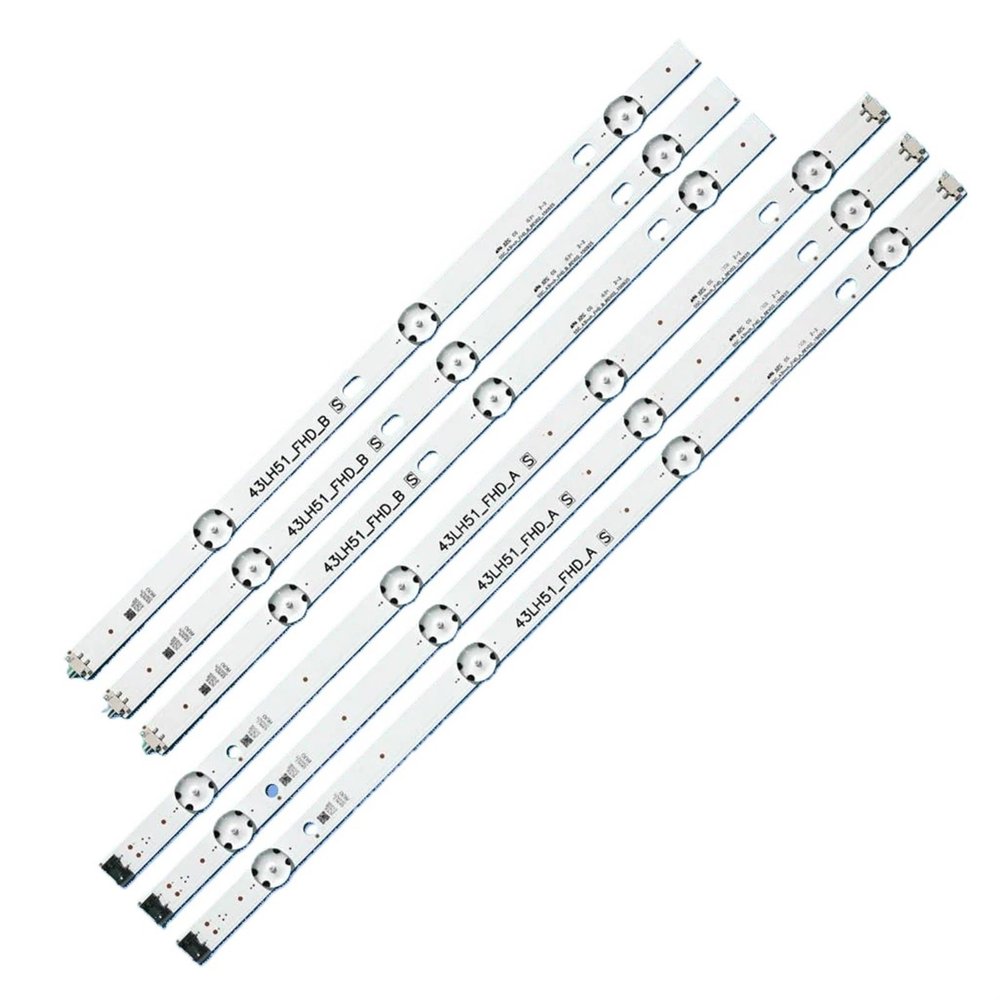 UFDIPLMY 10TV LED Backlight Compatible with LG 43LH513V 43LH590V 43LF510V 43LF5100 43LH5100 43LH5700 43LH570A 43LH520V 43LH590 43LH510V 43LH570V (Color : 10set for 10 TV)