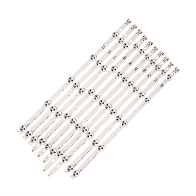 UFDIPLMY 10Pcs/Set LED Backlight Strip Compatible with LIG 42" TV 42" ROW2.1 Rev 0.01 L1 R1 R2 L2 42LA620S 42LN570S 42LN5400 42LA621V 42LN5130 6916L