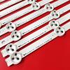 UFDIPLMY 10Pcs/Set LED Backlight Strip Compatible with LIG 42" TV 42" ROW2.1 Rev 0.01 L1 R1 R2 L2 42LA620S 42LN570S 42LN5400 42LA621V 42LN5130 6916L view 3