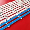 UFDIPLMY 10Pcs/Set LED Backlight Strip Compatible with LIG 42" TV 42" ROW2.1 Rev 0.01 L1 R1 R2 L2 42LA620S 42LN570S 42LN5400 42LA621V 42LN5130 6916L view 4
