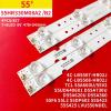 UFDIPLMY 4Pcs/1set LED Backlight Strip Compatible with TCL 55" TV 4C-LB5507-HR02J 4C-LB5508-HR02J 55HR330M08A2/B2 55UD6406X1 D55A730U D55A620U 55F6 view 2