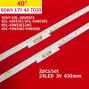 UFDIPLMY LED Backlight Strip Compatible with Sony 17Y 40_7020_24_REV02 KDL-40WE663 KDL-40RE453 KDL-40WE665 KDL-40WE6632WS KDL-40WE660 40W660E view 2