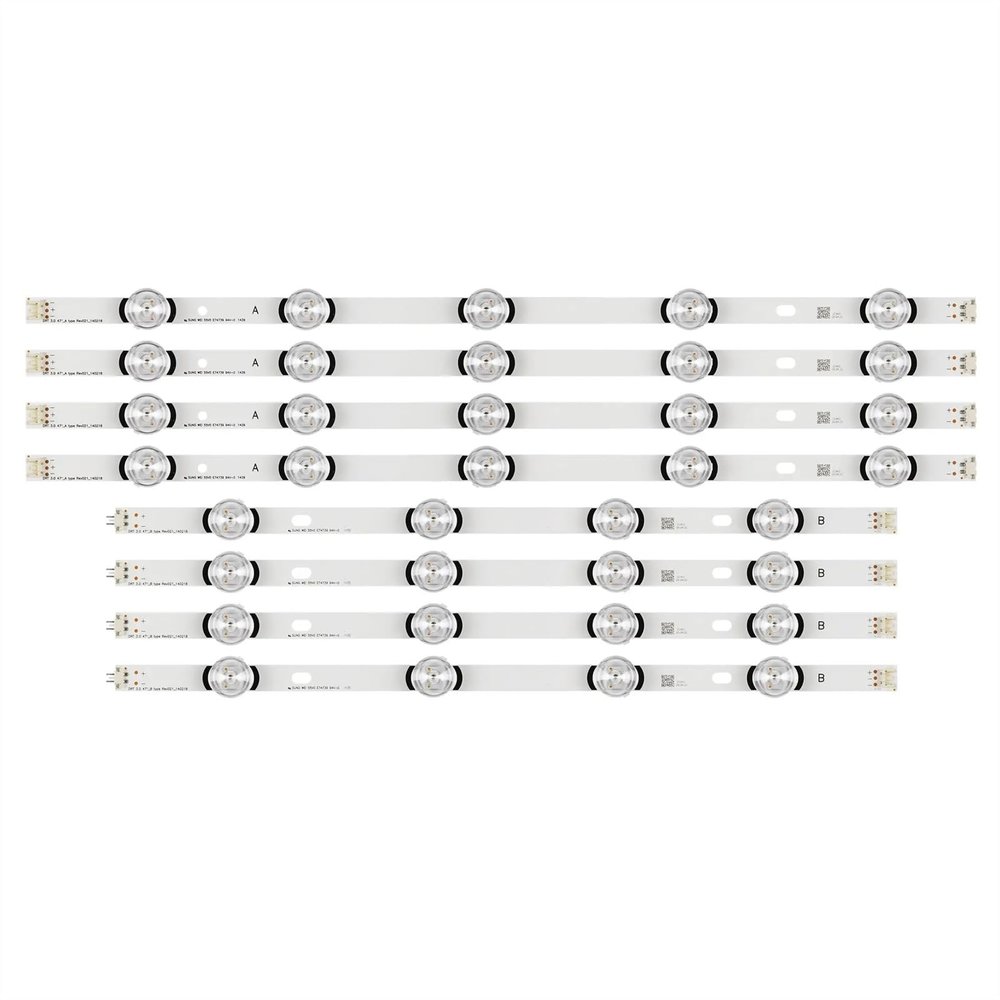 UFDIPLMY 8pcs LED Backlight Strip Compatible with LG 47LB570V 47LB552U 47LB580V 47LB550B 47LB585V 47LY340C 47GB651C AGF78400901 47LB551V 47LB550V (Size : Original 47LB)