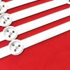 UFDIPLMY 42"" TV LED Strip Compatible with SV0420A88 TX-42ASR600 TH-42LFE7U REV3 A B 131126-WS-420-040-PEAR1-C5-R/L Tx-42as500e V42FWSD01, 10Pcs 1set view 4