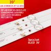 UFDIPLMY LED Backlight Strip 6 Lamps Compatible with CHAGHONG 39"" TV LED39E2 LED L219 XD180H3 R67180751 LB-C390X15-E7-A-G01-RF2 RF-AB390E3, 15Pcs 5set view 2