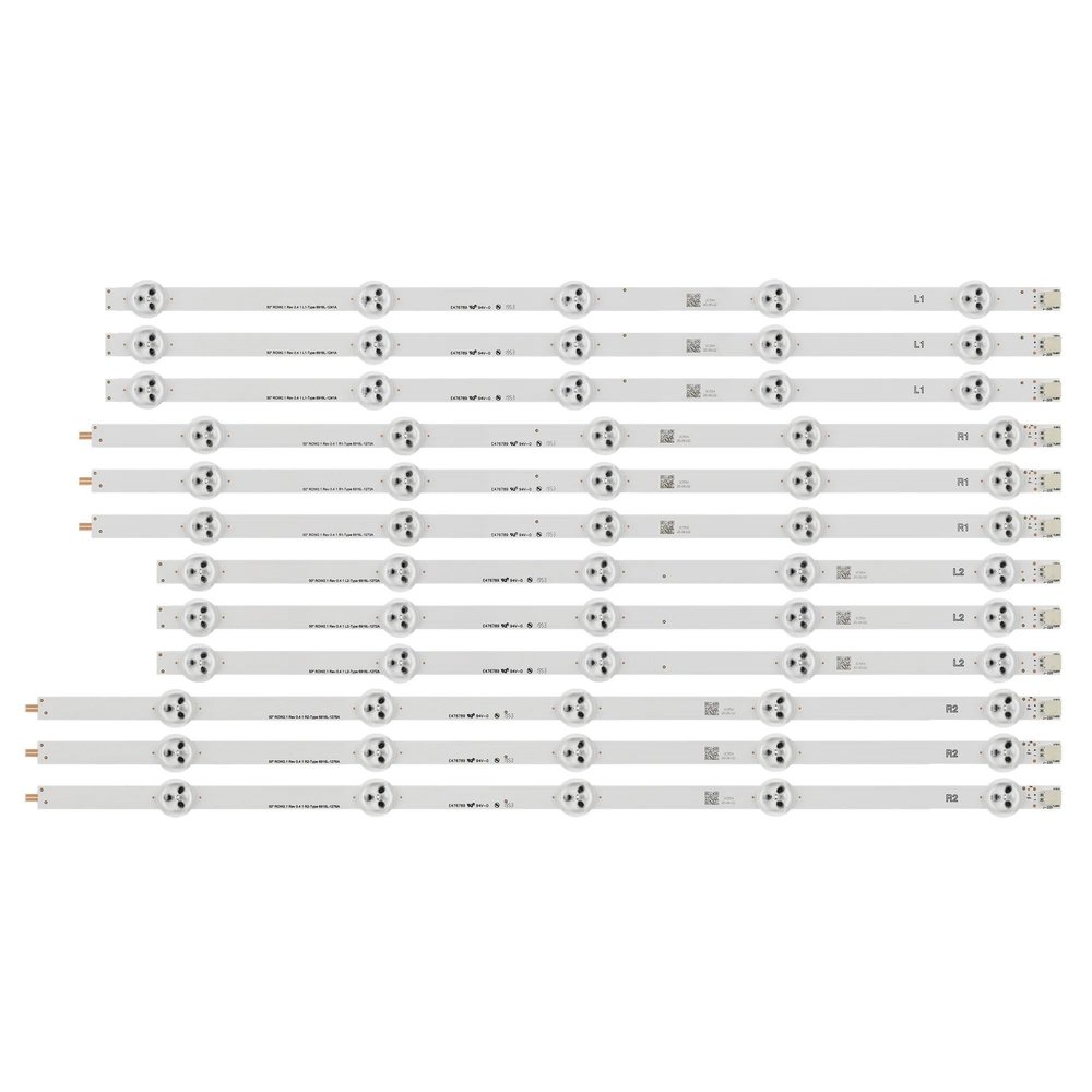UFDIPLMY 12pcs LED Strip Compatible with LG 50" TV 50LN5400 50LA620V 50LN577S 50LA620S 50LN575 50LN578 50LN570 50LA620 50LA613 50LN5200 New
