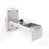 GERRIT CPU Stand Desktop CPU Host Stand Chassis Fixing Bracket Wall-Mounted CPU Stand Adjustable Hanging Steel Desktop Tower Case Stand, Silver Computer Tower Stand view 3
