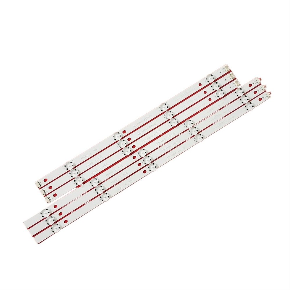 UFDIPLMY 6Pcs/1Set LED Backlight Strip Compatible with LG 49" TV 49UJ630 49LJ614V 49UJ634V 49UJ670 49UJ651V 49UJ701V 17Y 49UJ65_A_27LED