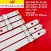 UFDIPLMY 6Pcs/1Set LED Backlight Strip Compatible with LG 49" TV 49UJ630 49LJ614V 49UJ634V 49UJ670 49UJ651V 49UJ701V 17Y 49UJ65_A_27LED view 2