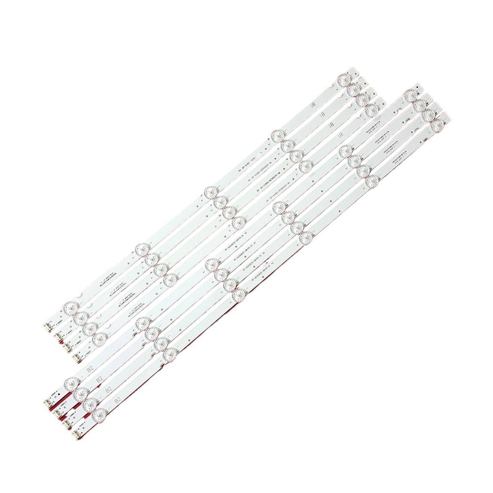 UFDIPLMY 8pcs/Kit LED Strips Compatible with LG 55 TV 55UJ6200 55UJ620 LC550EGJ(SK)(A4) RF-AZ550E30-0501A-20 RF-AZ550E30-0601B-20