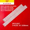 UFDIPLMY 8pcs/Kit LED Strips Compatible with LG 55 TV 55UJ6200 55UJ620 LC550EGJ(SK)(A4) RF-AZ550E30-0501A-20 RF-AZ550E30-0601B-20 view 2