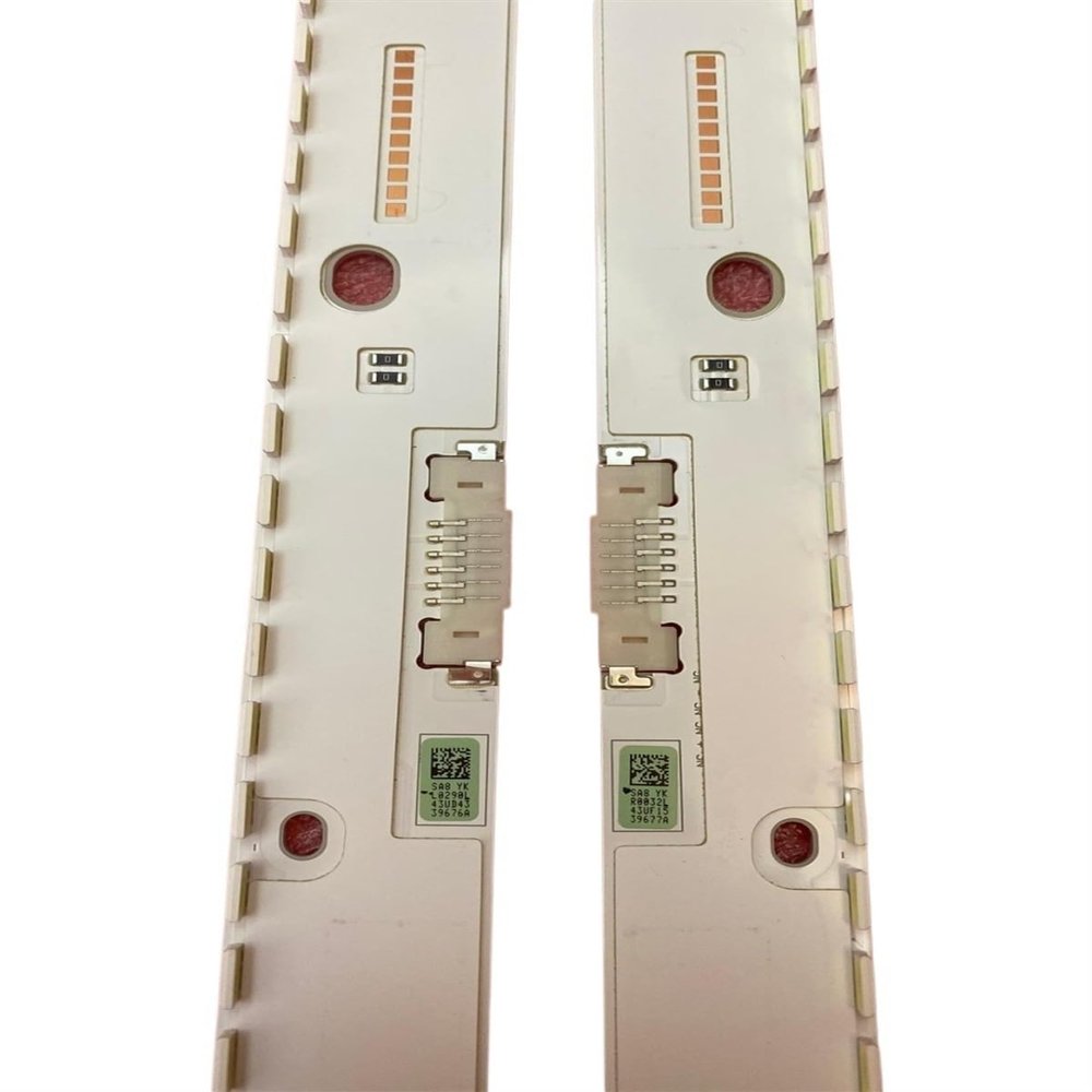 UFDIPLMY 2pcs LED Backlight Strip Compatible with TV UE43KU6509 UE43KU6655 UE43KU6659 UE43KU6400 UN43KU7500 43KU6510U BN96-39676A 39677A 39678A (Color : 5 Kit for 5 TV)