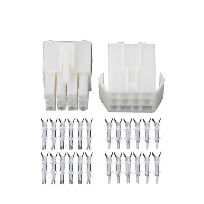 DLAHPJPT 10 Sets EL-12P Small ta*mi*ya Electronic Connector 4.5mm spacing, EL-4.5 12P Multipole Connectors Male and Femal pl;/UG + terminals