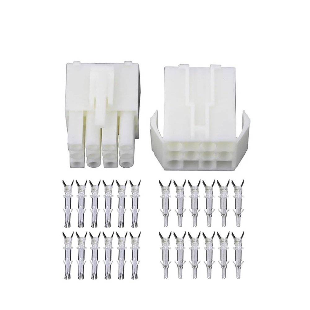 DLAHPJPT 10 Sets EL-12P Small ta*mi*ya Electronic Connector 4.5mm spacing, EL-4.5 12P Multipole Connectors Male and Femal pl;/UG + terminals
