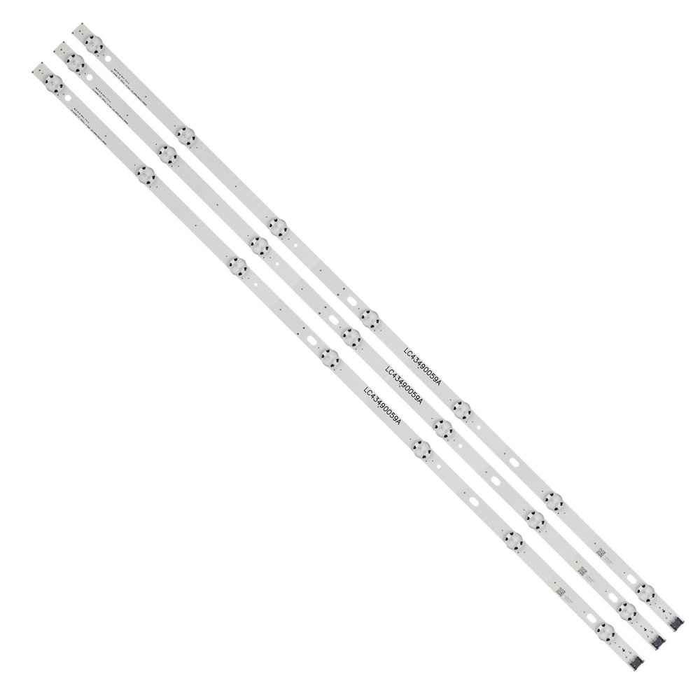 UFDIPLMY 7LED 830mm LED Backlight Strip Compatible with LG 43UK6300PLB 43UJ651V 43UJ701V 43UJ65_UHD_L Innotek 17Y 43 Inch_A LC43490074A