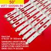 UFDIPLMY LED Backlight Strip 12 Lamps Compatible with Samsung 50"" TV V0T7-500SMA-R0 BN96-50317A 50318A UE50TU8000 UE50TU7000 UN50TU8200, 6Pcs 1set view 2