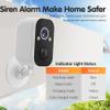 Security Cameras Wireless Outdoor Solar Powered WiFi System Waterproof with Night Vision Zoom Doorbell Blink 4K 5G (Host Without Solar Power *2pcs) view 2