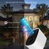 Security Cameras Wireless Outdoor Solar Powered WiFi System Waterproof with Night Vision Zoom Doorbell Blink 4K 5G (Host Without Solar Power *2pcs) view 4