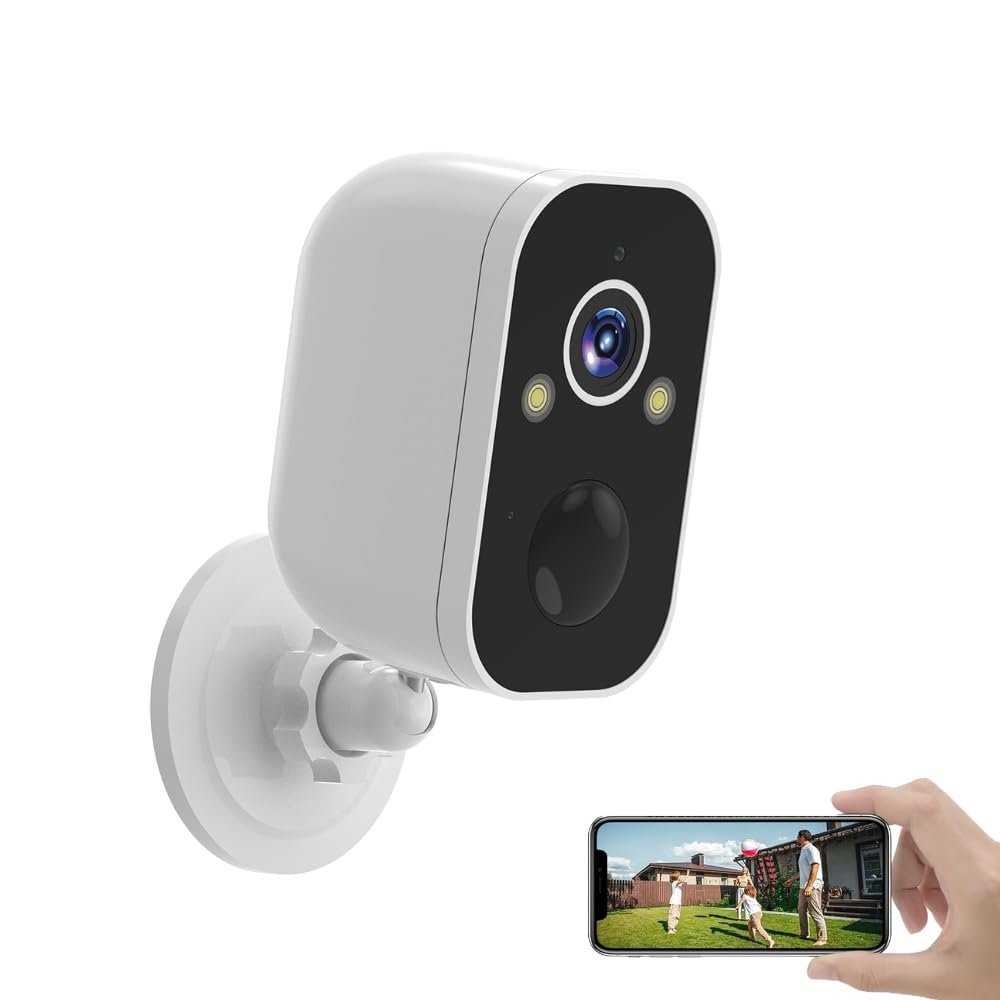 Security Cameras Wireless Outdoor Solar Powered WiFi System Waterproof with Night Vision Zoom Doorbell Blink 4K 5G (Host Without Solar Power)