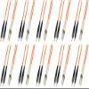 Ultra Spec Cables 1M Multimode Duplex Fiber Optic Cable (50/125) - FC to LC (10 Pack) view 1