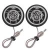 Audio Speaker 2Pcs Spider Pattern Car Tweeter Super Power Loudspeaker with Enhanced Bass Universal Fit for Most 12V DC Car Audio Systems Easy to Install Compact Design view 1