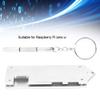 Aluminum Alloy Case Holder Organizer Holder Case Aluminum Alloy Material Ultra Thin Single Board Computers (Silver) view 4
