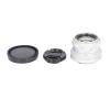 35mm F1.4 II Full Frame Lens for E Mount Cameras, Wide Angle Manual Focus Fixed Focus Lens 7 Layer Optical Coated for A7 A7II A7R A7RII X3 NEX3N Cameras (White) view 4