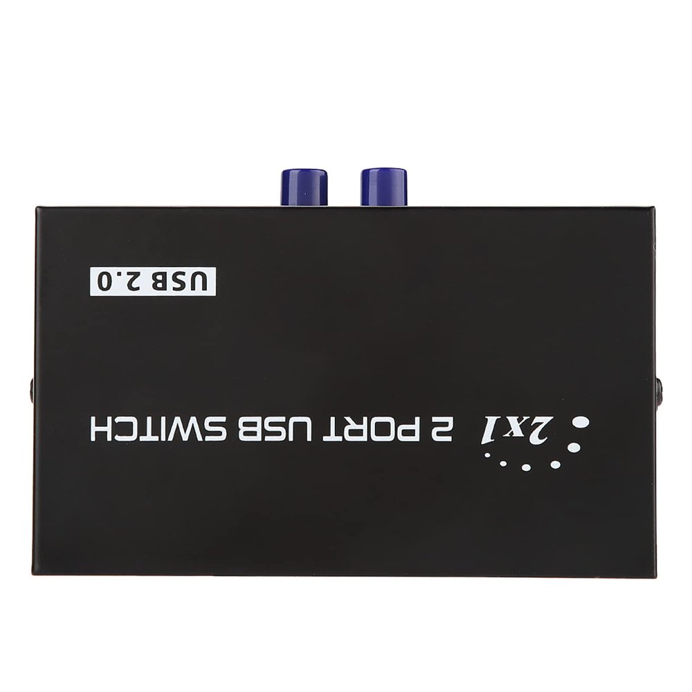 Sharing Switch Manual Box Sharer for Usb 2.0 Printer, Usb Sharing Switch Usb 2.0 Kvm Switches (2-port manual)
