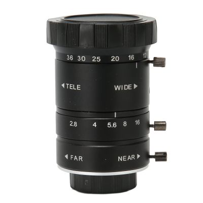 12-36mm F2.8 Zoom Lens, Industrial Zoom Microscope Lens & OEM Manual Aperture Focus with 8MP HD 2/3" C Mount