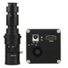 ZTBH Microscope Accessories Kit UHD 2K 4K 1080P HDMI Digital Industrial Video Microscope Camera + 180X 300X C Mount Lens for Lab Phone PCB Soldering Microscope Slides (Color : with 500x Lens) view 1