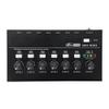 Grimmstr MX600 Ultra Low-Noise 6-Channel Line Mixer Stereo/Single Track Switch Microphone Preamplifier Headphone Preamplifier, Black, 500701298 view 1