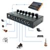 Grimmstr MX600 Ultra Low-Noise 6-Channel Line Mixer Stereo/Single Track Switch Microphone Preamplifier Headphone Preamplifier, Black, 500701298 view 2