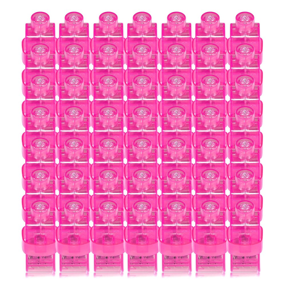 Finger Lights, 50Pcs Finger Flashlights for Kids Adult Glow Party Favors Bulk, Light Up Led Finger Light for Valentine's Day Easter Egg Hunt Classroom Prizes Halloween Christmas Gifts- Pink