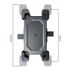 Tyenaza Cycling Phone Holder, Plastic Shockproof Handlebar Mount Navigation Support Stand for Mountain Bikes Motorcycles view 2