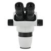 Microscope Accessories Kit 6.7X-45X Zoom Industrial Lab Trinocular Binocular Stereo Microscope Head + WF10X/22mm Eyepiece + 0.5x 0.7x 2.0x Objective Lens Microscope Slides ( Color : With 0.5x 2.0x , S view 3