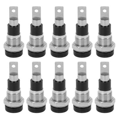 4mm Banana Plug, 10PCS Multimeter Tester Test Leads Banana Plug Electric Meter Banana Plug Adapter Banana Connector(Black)