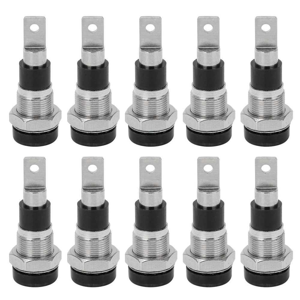 4mm Banana Plug, 10PCS Multimeter Tester Test Leads Banana Plug Electric Meter Banana Plug Adapter Banana Connector(Black)