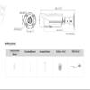 ENS-H 8MP IP Fixed Bullet Camera, 2.8mm Night Vision 197ft True WDR VCA Human/Vehicle Classification, SIP48B6V/28-H2 view 2