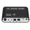 Grimmstr Digital to Analog 5.1 Audio Decoder Amplifier+Fiber Optic Cable SPDIF Coaxial to AC3 Optical Analog Converter for TV, Easy to Use Fine Workmanship view 2